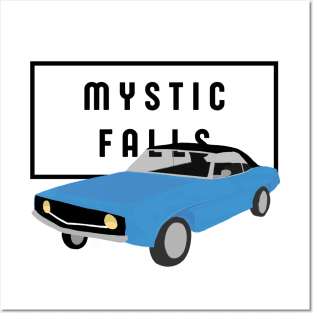 Mystic Falls | Damon's Car Posters and Art